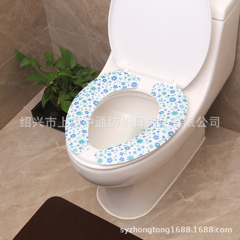 乐美佳粘贴马桶垫清洁马桶坐便器套垫可清洗冬季保暖|ru