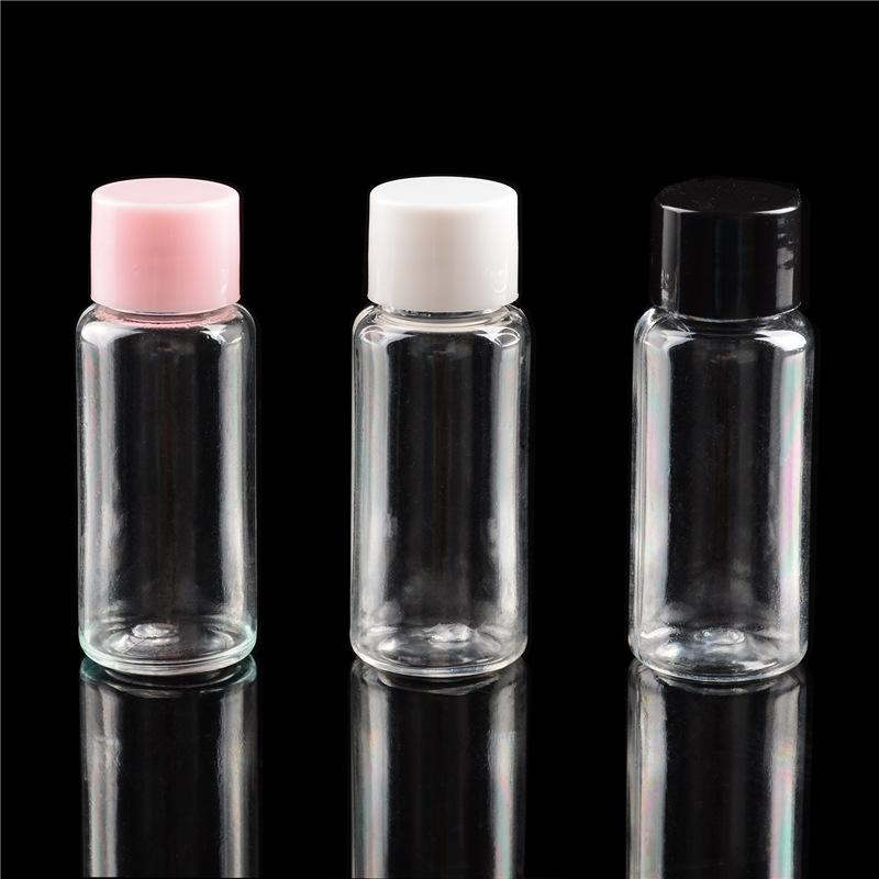 GS18-21 30毫升ML透明平肩瓶分装瓶 小样试用装小空瓶普通盖