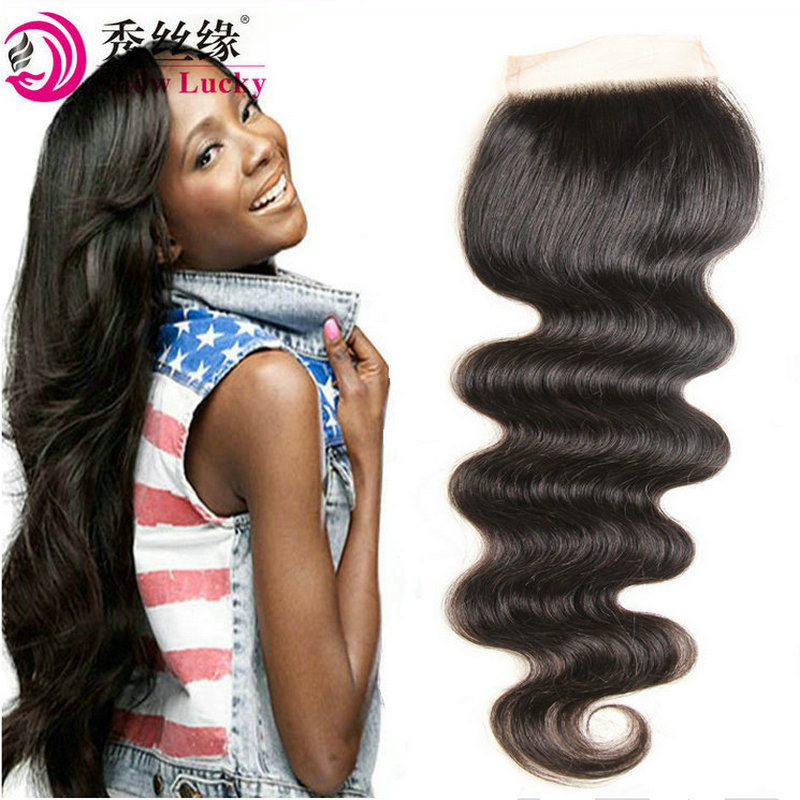 body wave hair block lace accessories 4x4 lace closure factory supply one-piece delivery