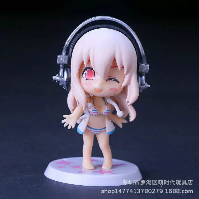 Супер Сонй Sony SUPER SONICO HAND 5 моделей аниме Q версия кукла подарок автомобильные украшения