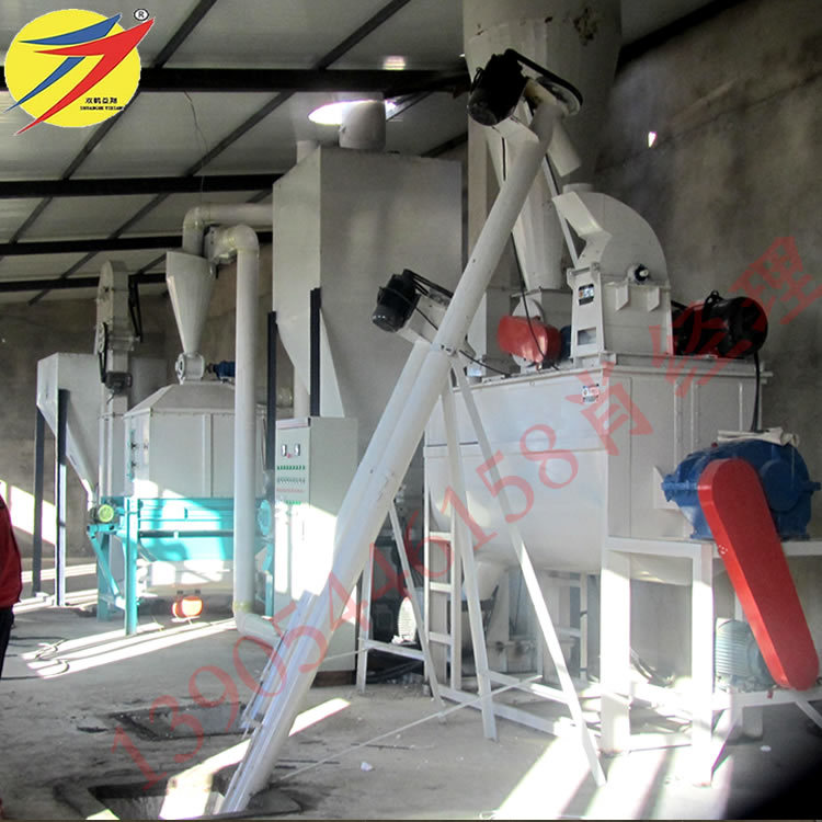 成套的颗粒鸡鸭鹅猪牛羊饲料加工专用250型环模饲料颗粒机生产线