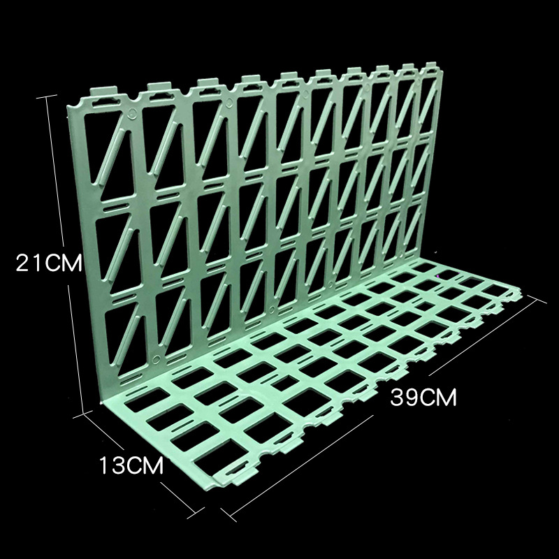 超市果蔬护栏 加厚PP塑料卡扣式水果堆头保护挡板 蔬菜生鲜网隔板