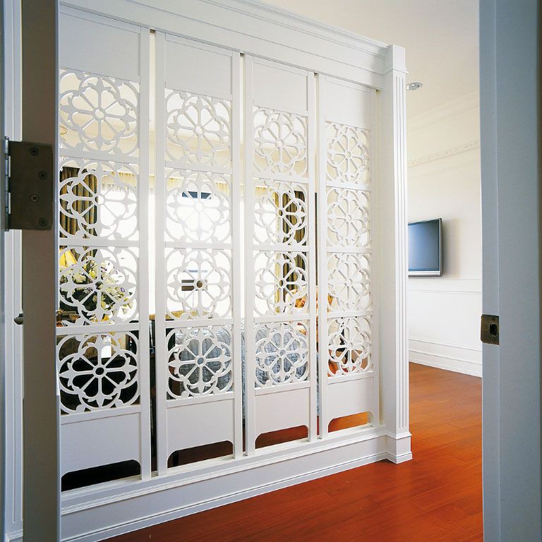 厂家直销现代简约时尚镂空折屏落地屏风防水客厅玄关隔断屏风|ms