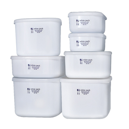 Japan imported lunch box for office workers, microwave oven heated lunch box, refrigerator special fruit storage plastic crisper