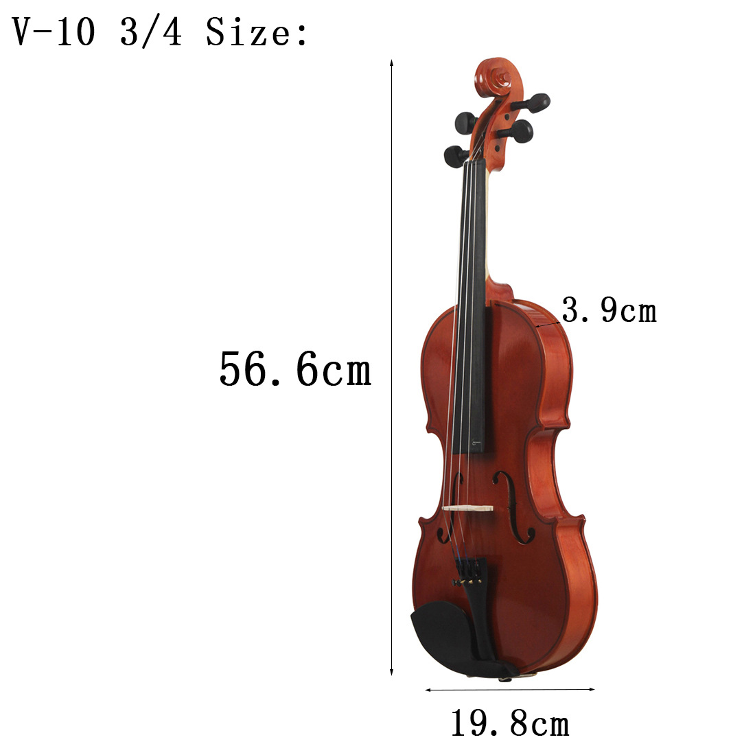 厂家批发木质小提琴实木普及小提琴初学练习小提琴送三角琴盒乐器详情9