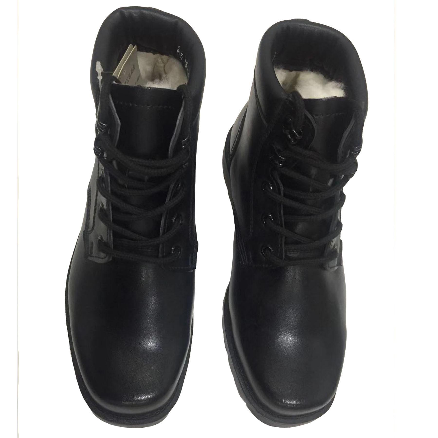 厂家批发中邦羊毛防寒牛皮皮靴，送老人冬季保暖羊毛皮靴男|ms