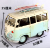 Retro bus, small transport, RV, realistic car model, jewelry, bread