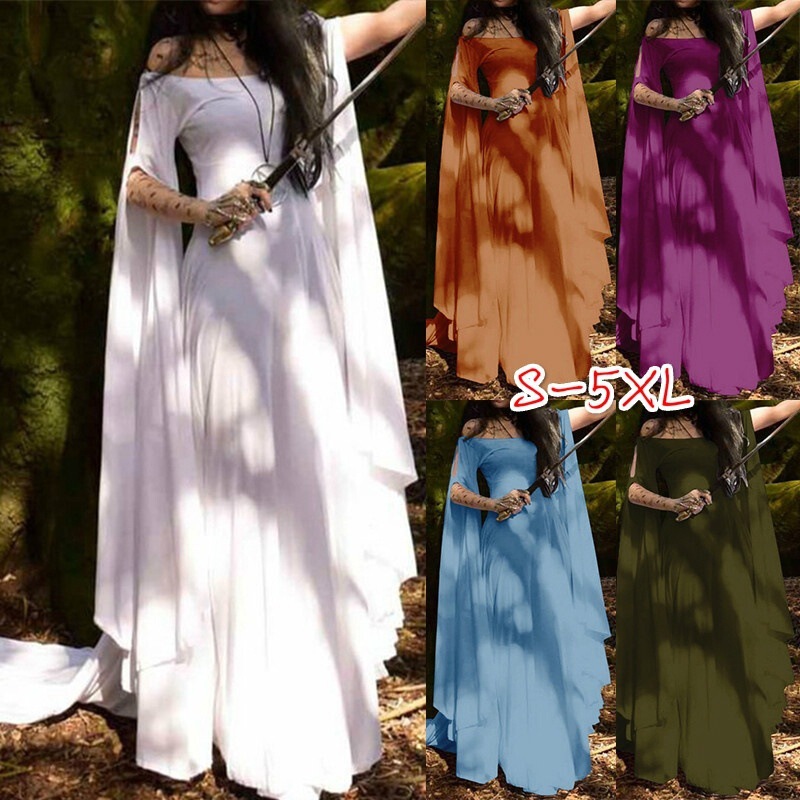 2019wish New party Long Sleeve Crewneck Belt Women Dress Halloween Women's Dress
