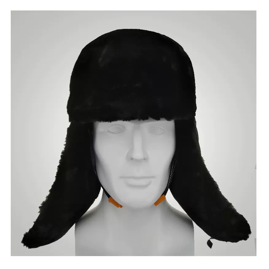 苏电之星冬季防寒棉安全帽 劳保防护施工头盔 羊剪绒材质雷锋帽