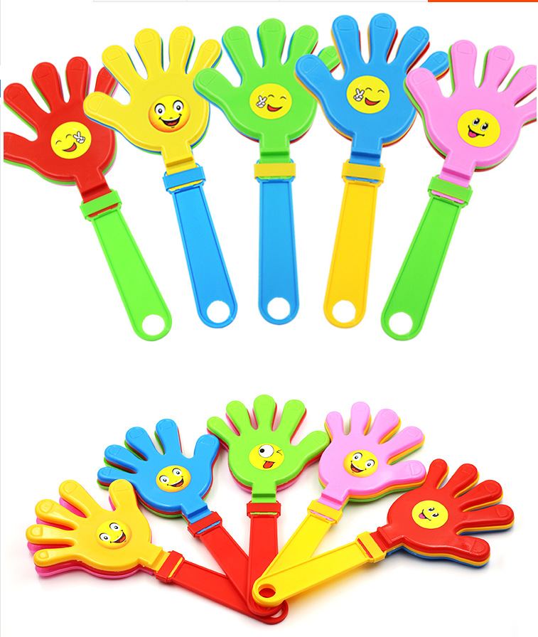 28cm Large Clapping device Hand shot Plastic Applaud Toys Hand shot customized LOGO