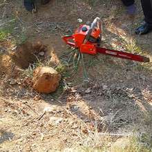 煙台果樹起球機 汽油手提高效挖樹機 聖魯鏈條式挖樹機