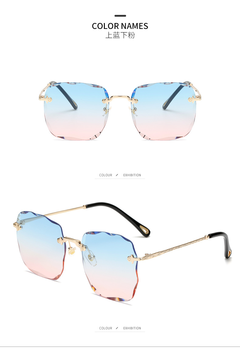 Lunettes de soleil AOXUE  AO XUE en Métal - Ref 3365694 Image 15