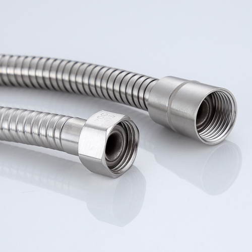 Pure 304 stainless steel brushed shower hose shower head hose 1.5 meters household water heater shower hose