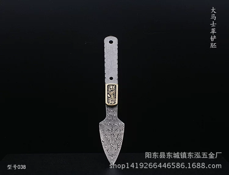 Медная серия Blossom Damascus чайной ножик Маленький черный чай меч чайная игла взрыв Klang 038