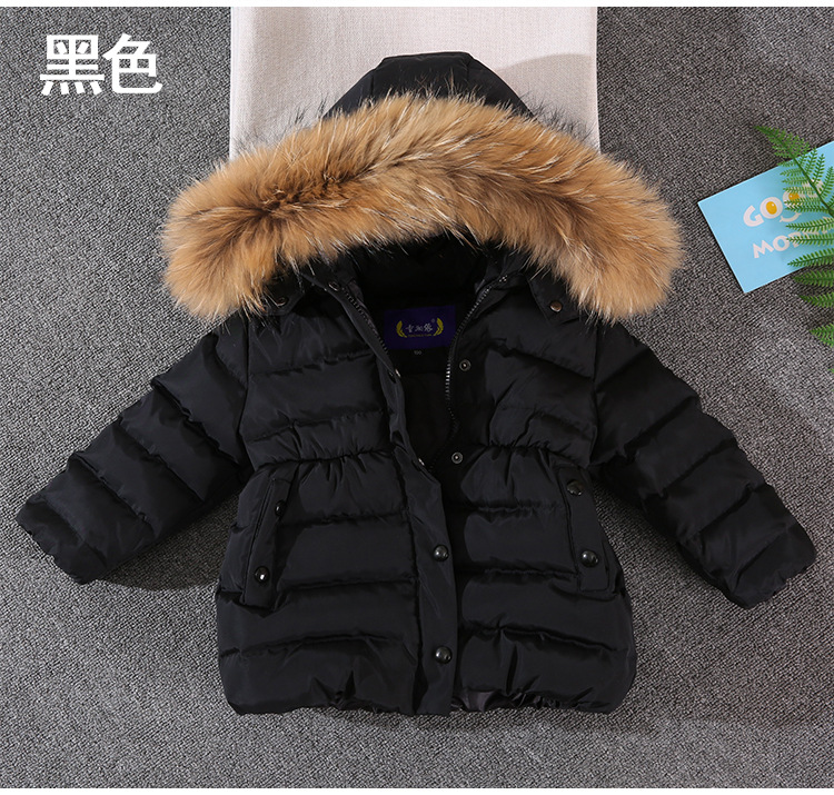 毛领羽绒服短款 (9)