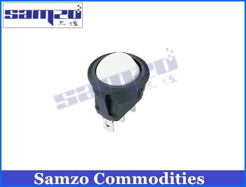 三佐供应船型开关圆形开关按钮2脚2档船型开关KCD-101C开关
