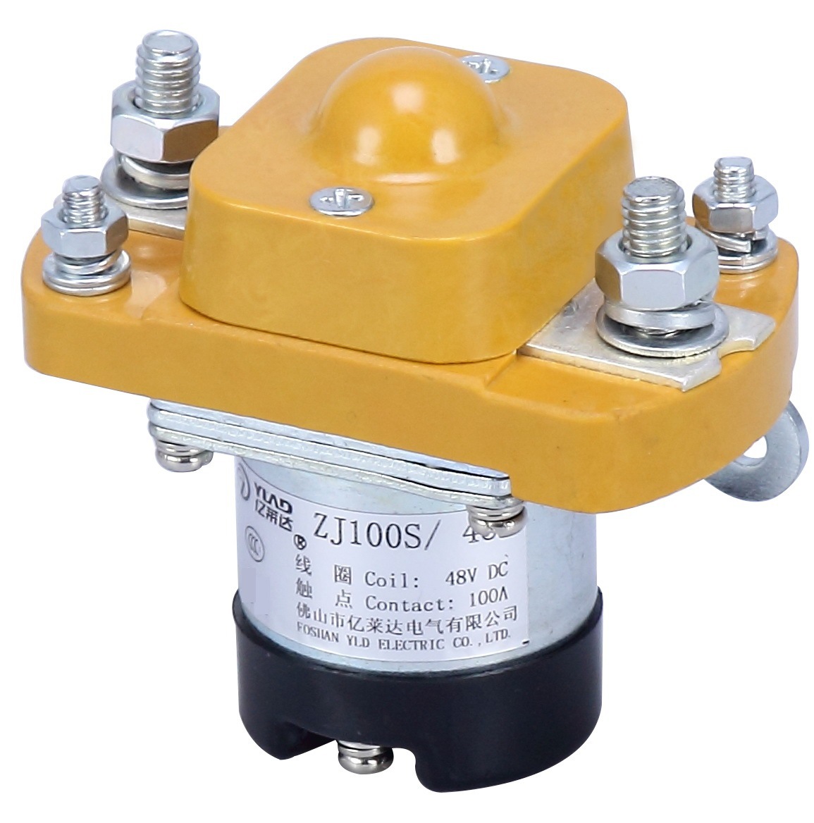 亿莱达电气零件ZJ100DS低压接触器直流接触器自动控制系统元件器