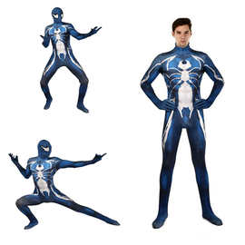 3D数码印花毒液Venom Symbiote蜘/蛛游戏cosplay连体紧身衣服装