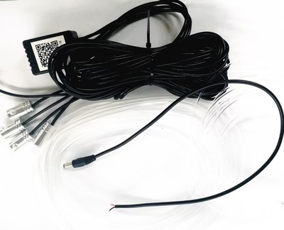 车用12V氛围灯光导纤维LED灯条带边塞缝隙大功率RGB脚底中控门边|ms