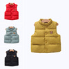 ins爆款新款儿童马甲  加厚保暖羽绒棉衣马甲 可贴牌 一件代发|ms