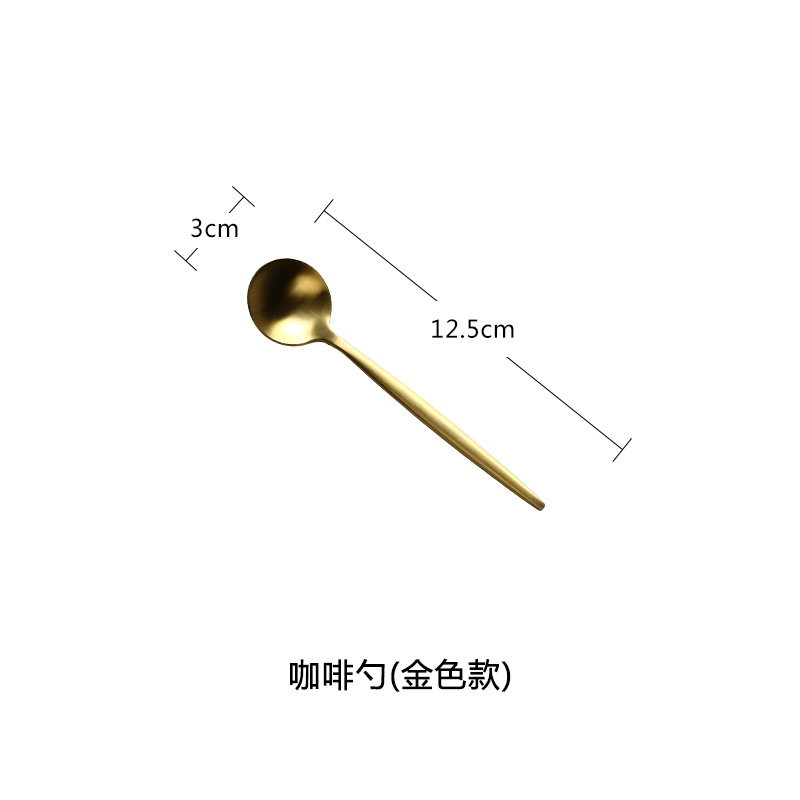 Cuchillo y tenedor de estilo occidental traje de cuchara Cuchillo y tenedor de acero inoxidable 304 de metal