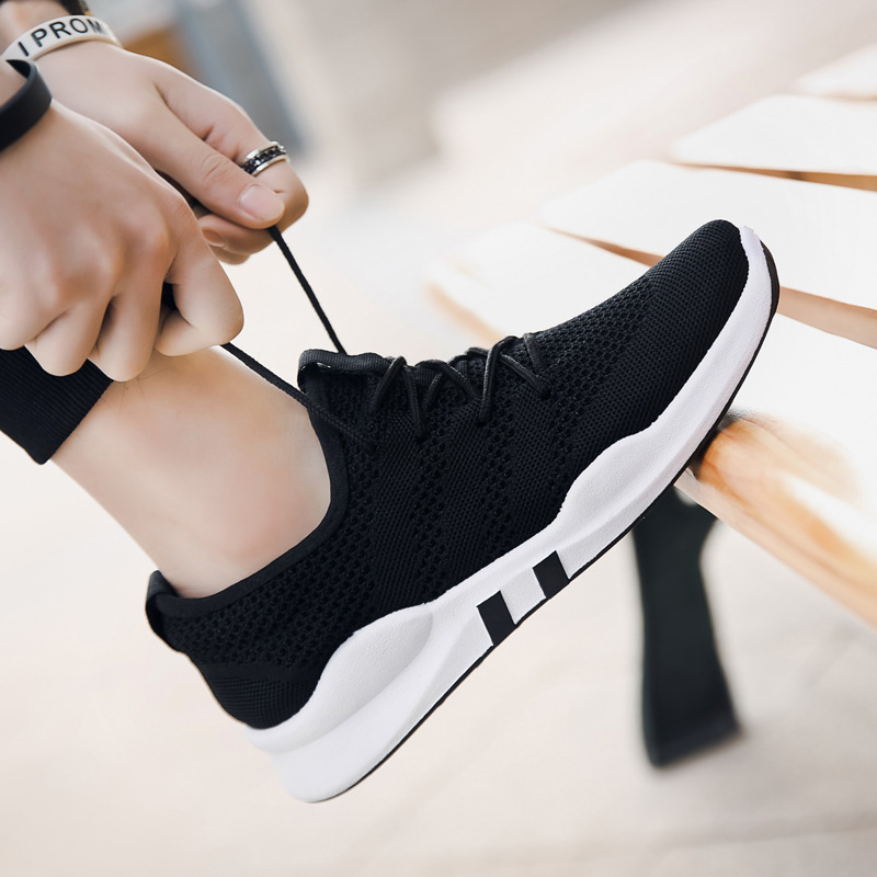 Factory wholesale 2019 Spring and summer new pattern motion Casual shoes Frenum ventilation Round Men's Shoes On behalf of