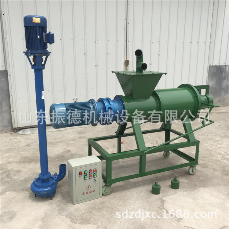 禽舍粪便干湿分离机振德批发 固液处理机 牛粪分离机价格