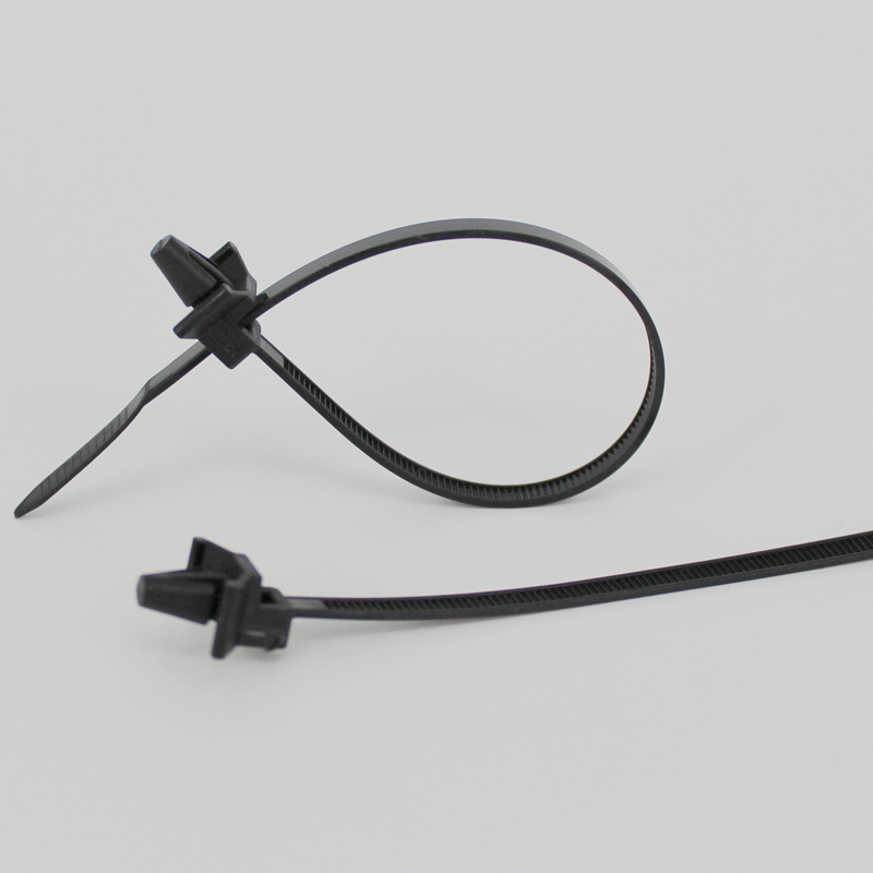 3*120mm 飞机头尼龙扎带 插销式自锁式塑料扎带捆绑带  1000条/包