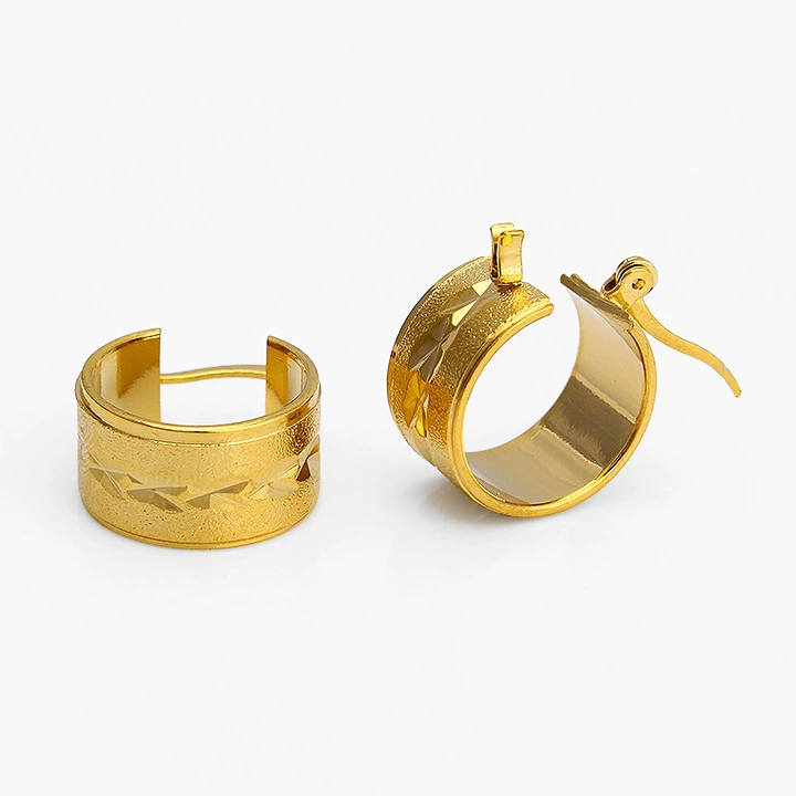 Summer copper matte earrings, (Cross-border trading), simple and elegant design