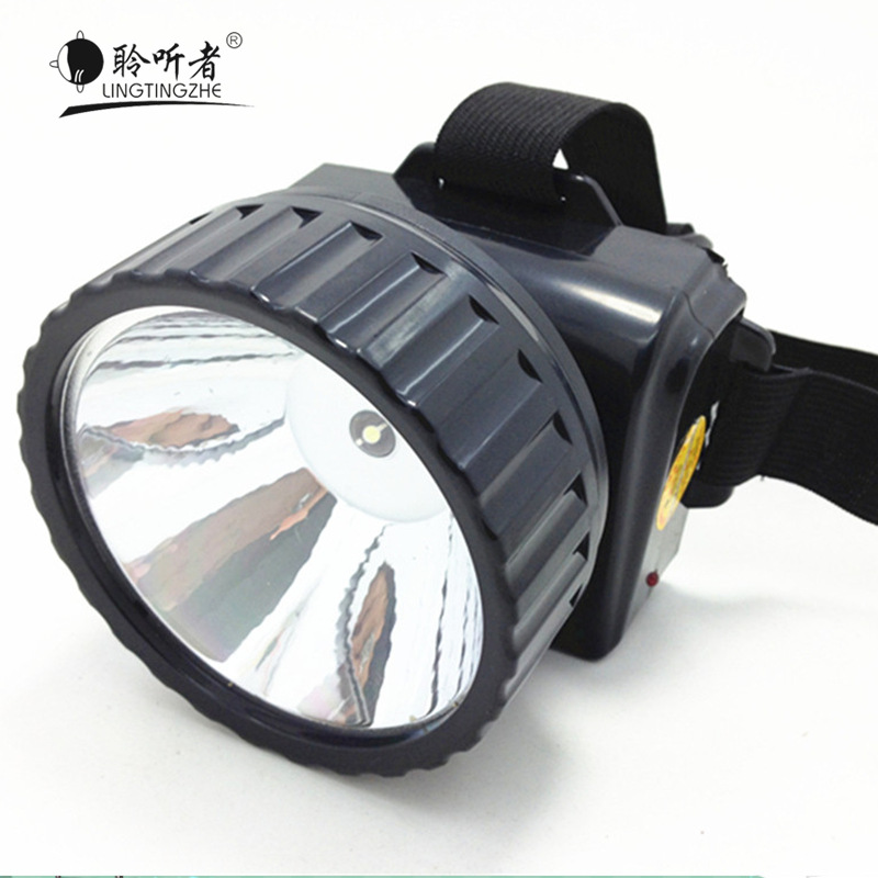 LED強光可充電頭燈 戶外遠射夜釣魚燈狩獵采膠礦燈頭戴式手電筒