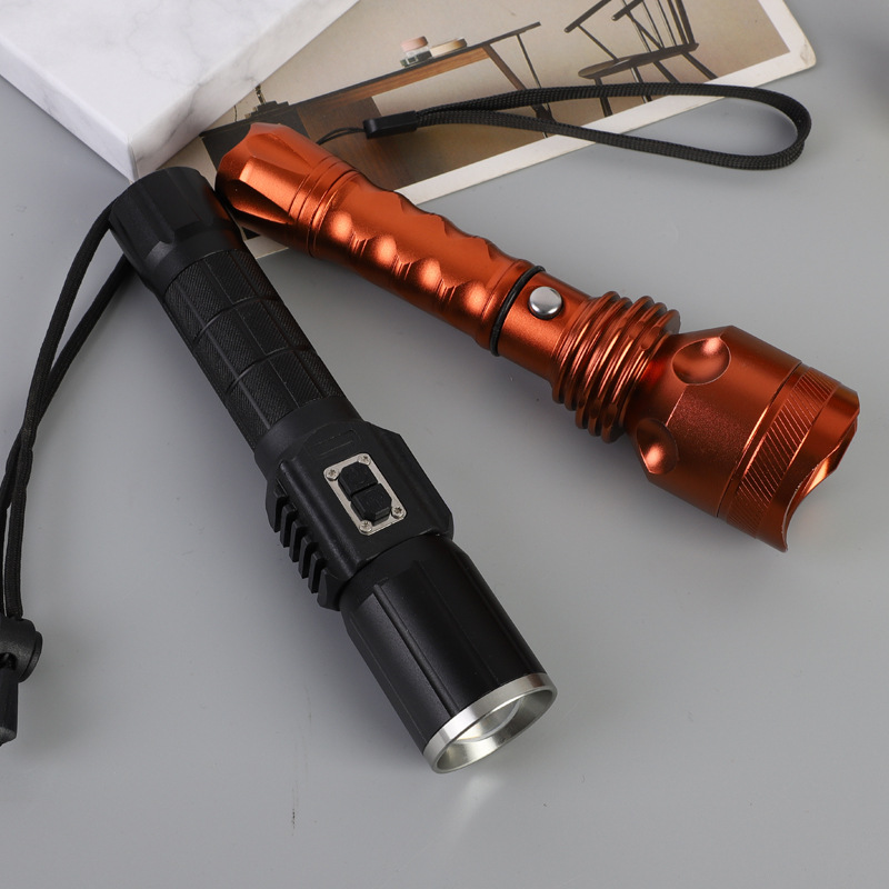 戶外用品 充電釣魚頭燈夜釣燈LED強光手電筒3檔調光露營日常攜帶