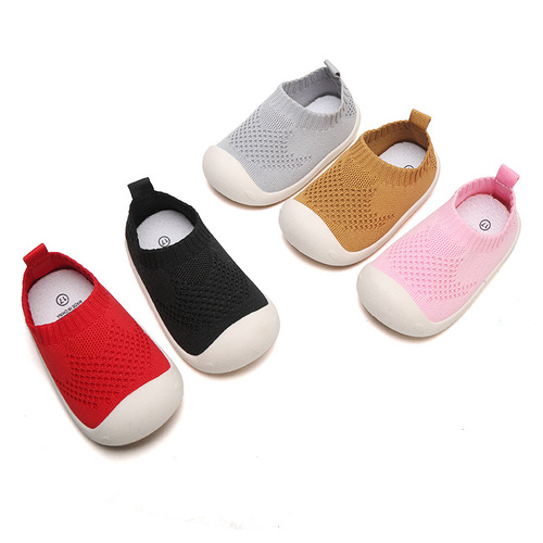 Children shoes season baby walking shoes baby soft soled boys and girls shoes knitted indoor shoes