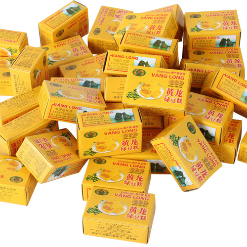 Imported Vietnamese Huanglong mung bean cake 410g delicious Internet celebrity snacks biscuits pastries specialty snack food wholesale