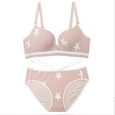 薄款无钢圈内衣女聚拢大胸显小夏天文胸收副乳小胸罩