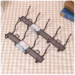 廠家直銷歐式新款創意編織泡泡革掛牆掛鈎排鈎粗便利裝飾無痕掛鈎