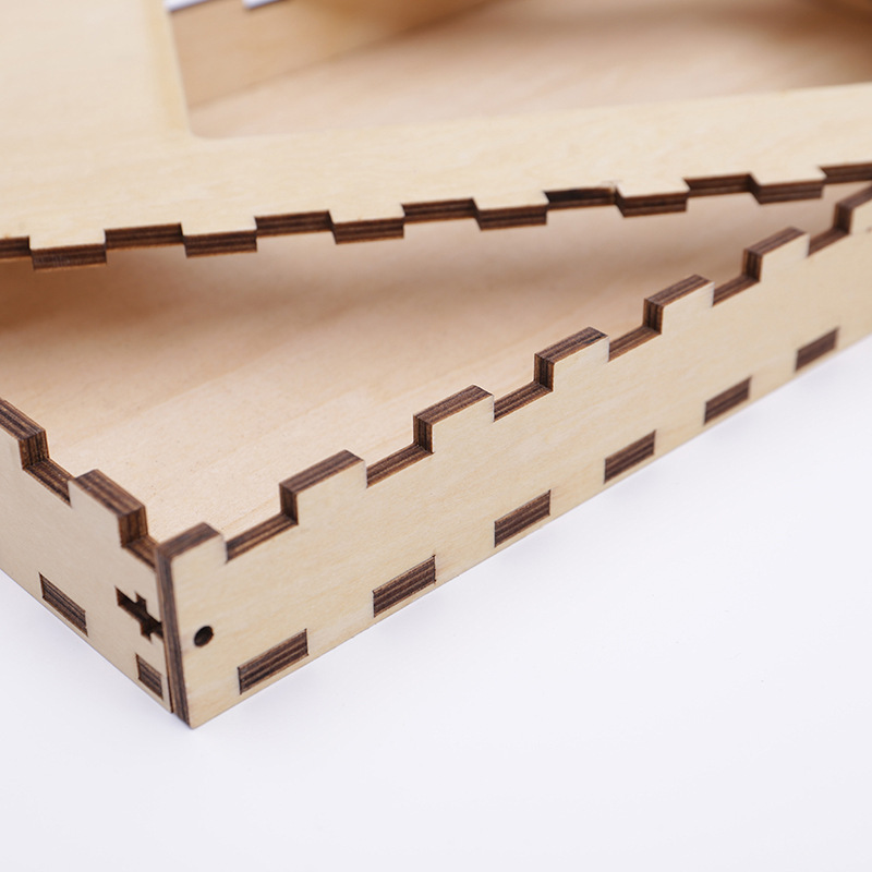 DIY láser de corte por láser rompecabezas de madera productos de procesamiento de corte tablero de empalme