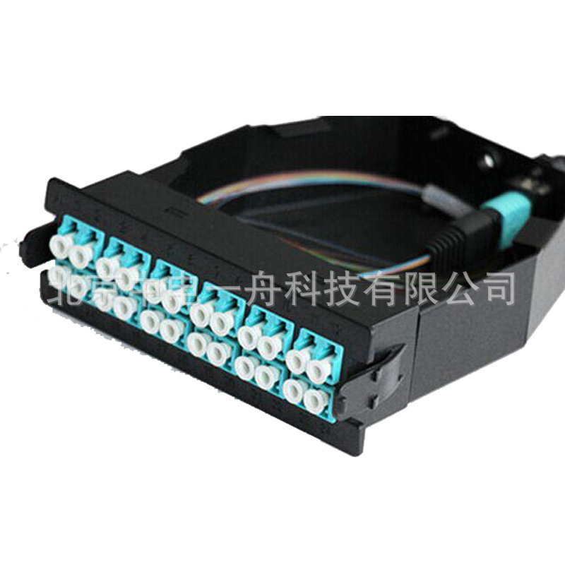 MPO/MTP-LC12 core multi-mode pre-terminated distribution box with fiber flange coupler pre-terminated module box