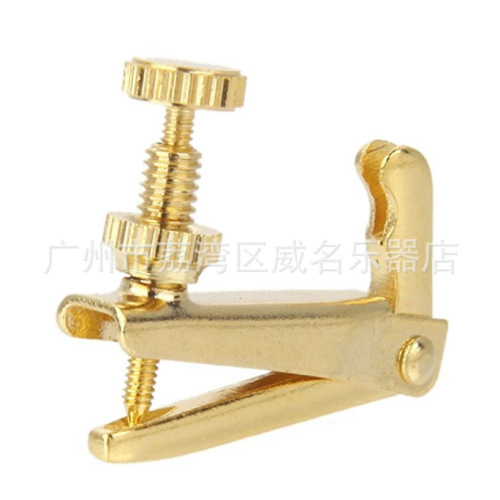 Violin fine tuner gold black silver fine tuner