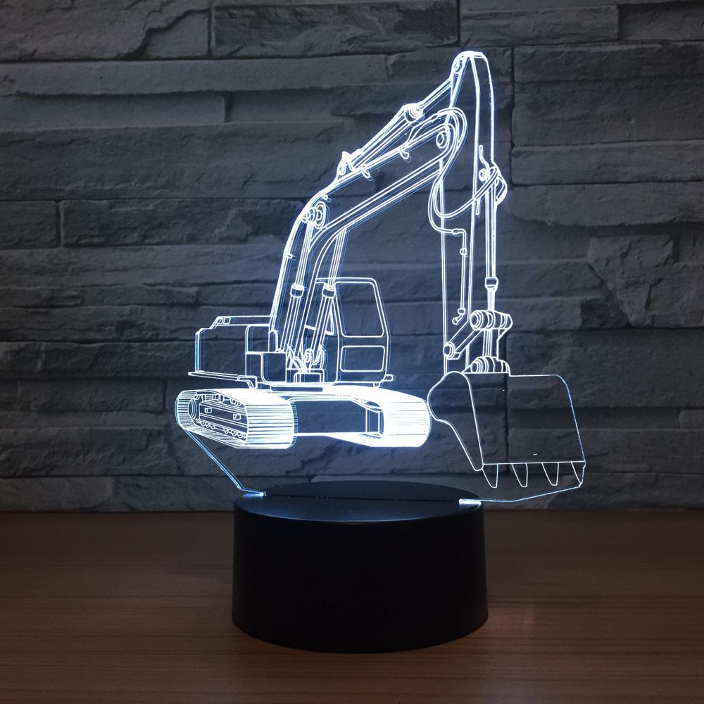 亚克力小夜灯3d立体视觉七彩