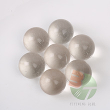 10粒28mm透明水晶球 2.8cm高白透明玻璃弹珠 28毫米装饰圆球280克
