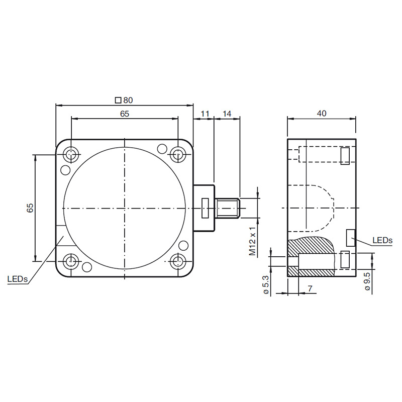 Read/write station IQT1-FP-IO-V1 RFID高频读写站13.56MH B+F