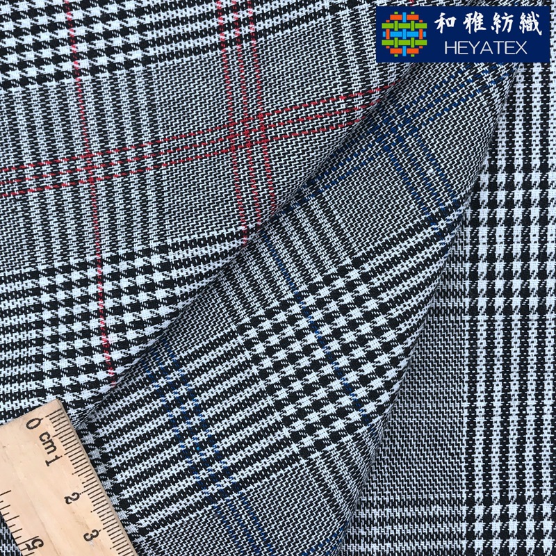 涤棉混纺色织复古千鸟格 40余款格型 鞋帽衬衫流行面料 现货H4568