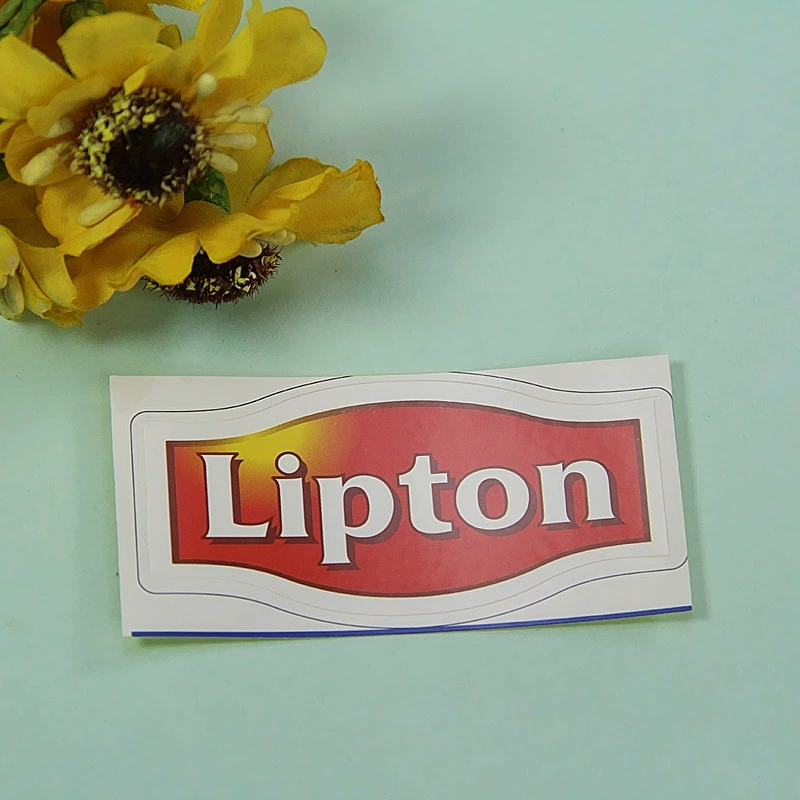 Sticker & Slime Set (Lipton, Doublemint) with Storage Pouch, Handmade 6×3 cm