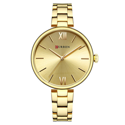 curren 9017 women's fashion watch steel strap women's watch waterproof quartz watch women's watch
