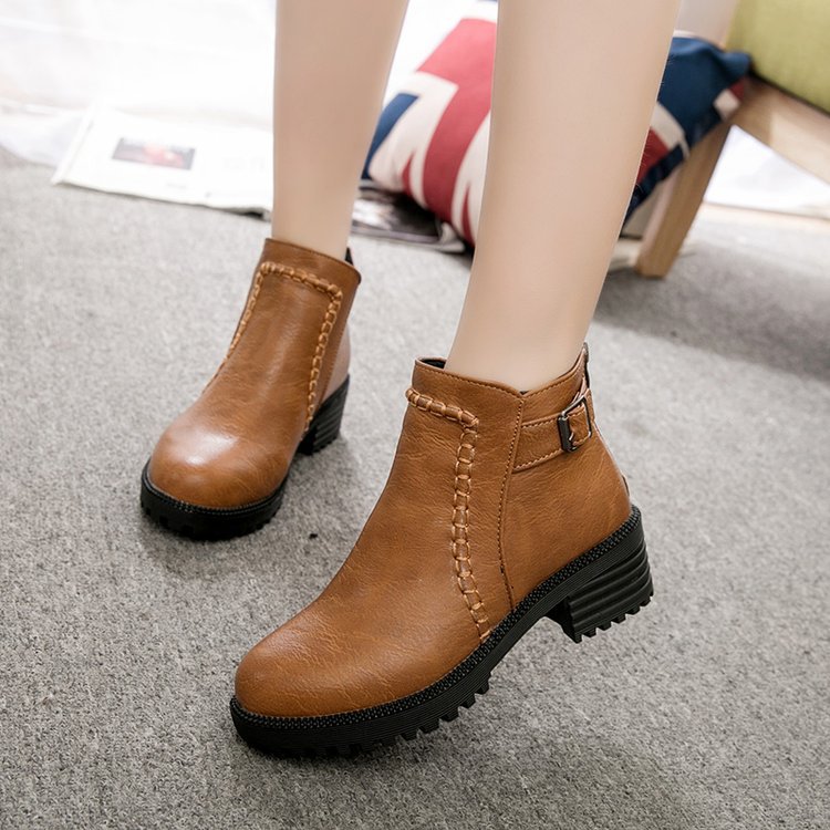 Bottes femme en PU artificiel - Ref 3355772 Image 1