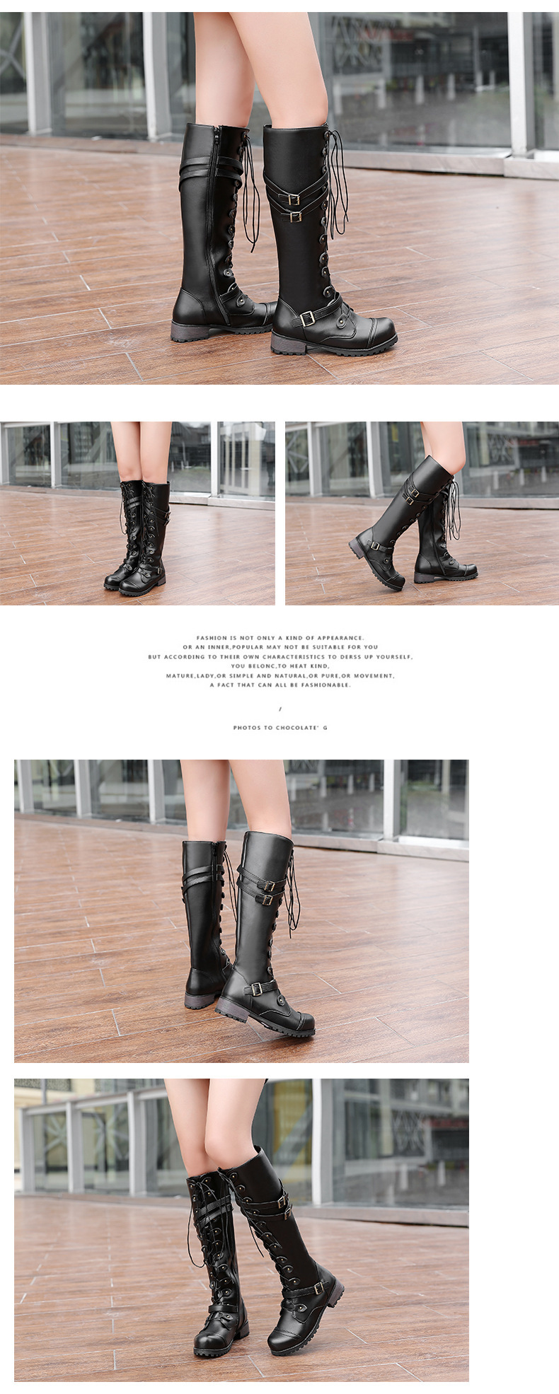 Bottes femme en PU artificiel - Ref 3354698 Image 11