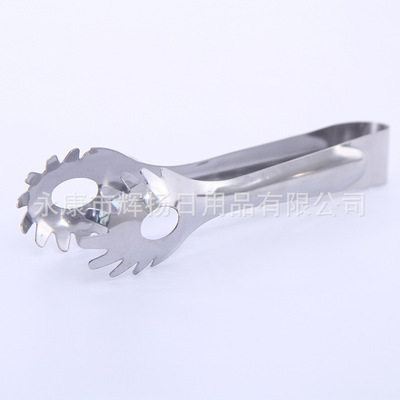 厂家直销不锈钢食品夹 防烫防滑食物夹 冰夹鸡蛋夹毛巾夹面包夹