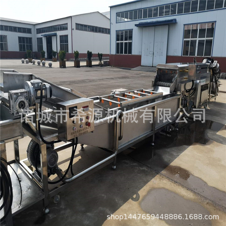 希源牌青菜漂烫机 蘑菇加工设备 秋葵清洗生产线QT系列多功能