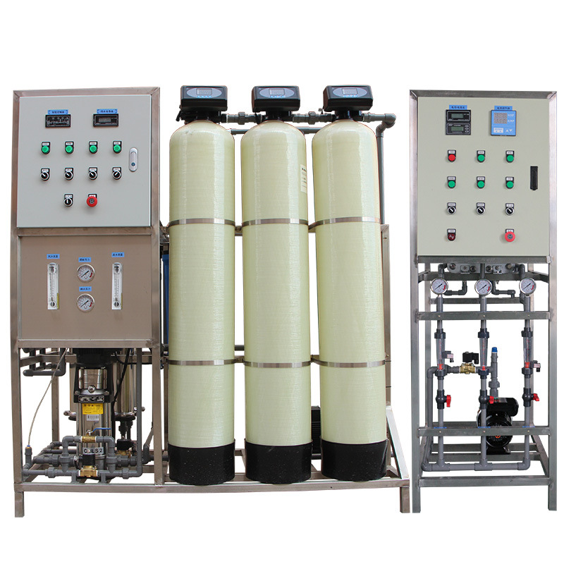 0.5t/h去离子水设备RO反渗透edi 小型一体式全自动高纯水制取设备