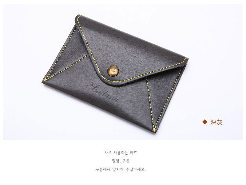 Korean Frosted Coin Purse Ultra-thinbusiness Card Storage Wallet Wholesale display picture 10